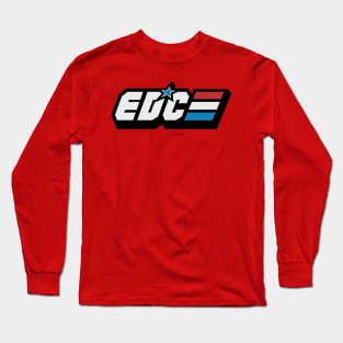 EDC Every Day Carry gijoe logo parody Long Sleeve T-Shirt